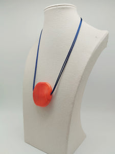 Collana vetro Sasso Orange