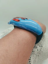 Carica l'immagine nel visualizzatore di Gallery, Bracciale vetro STONE GLICINE E Arancione
