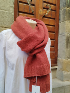 Sciarpa Merino e Cashmere RUGGINE