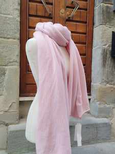 Sciarpa Cashmere PALE PINK lo