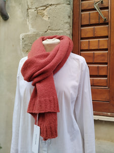 Sciarpa Merino e Cashmere RUGGINE