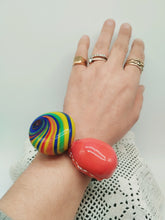 Carica l'immagine nel visualizzatore di Gallery, Bracciale vetro DUO Orange