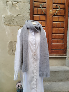 Sciarpa Merino e Cashmere GRIGIO