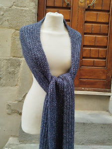 Sciarpa Merino Alpaca NAVY