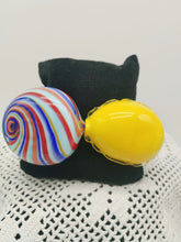 Carica l'immagine nel visualizzatore di Gallery, Bracciale vetro DUO Giallo