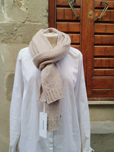 Carica l&#39;immagine nel visualizzatore di Gallery, Sciarpa Merino e Cashmere BEIGE