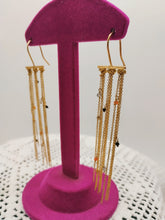 将图片加载到图库查看器，Orecchini gold p. pietre CASCATA