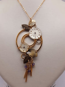 Collana con orologi AMETISTA 234