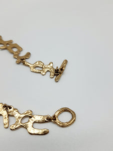 Collana gold plated e perla SEGNO