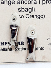 Carica l&#39;immagine nel visualizzatore di Gallery, Orecchini porcellana FISH