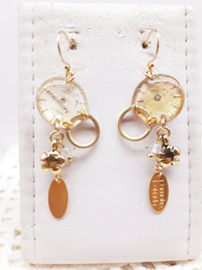 Orecchini con orologi FLORA ORANGE