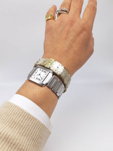 Bracciale con orologi QUADRATI BASSI 74