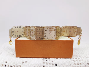 Bracciale con orologi QUADRATI BASSI 74