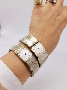 Bracciale con orologi QUADRATI BASSI 74