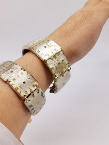 Bracciale con orologi QUADRATI BASSI 74