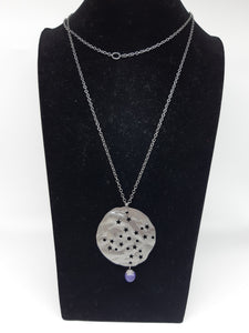 Collana vetro MOON viola