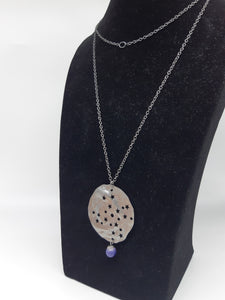 Collana vetro MOON viola