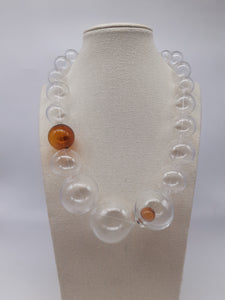 Collana vetro AMBER