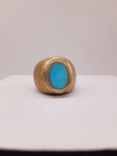 Anello turchese CASTONE misura 15