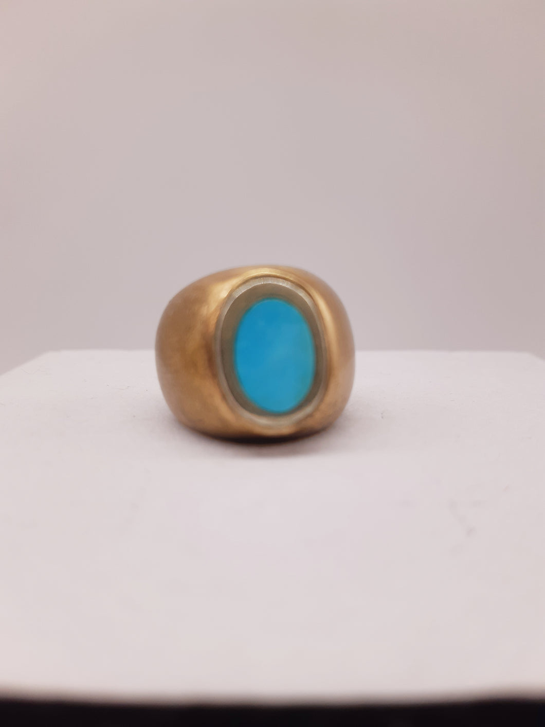 Anello turchese CASTONE misura 15