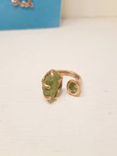 将图片加载到图库查看器，Anello bronzo, Olivina verde e peridoto sfaccettato