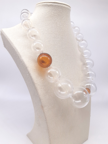 Collana vetro AMBER